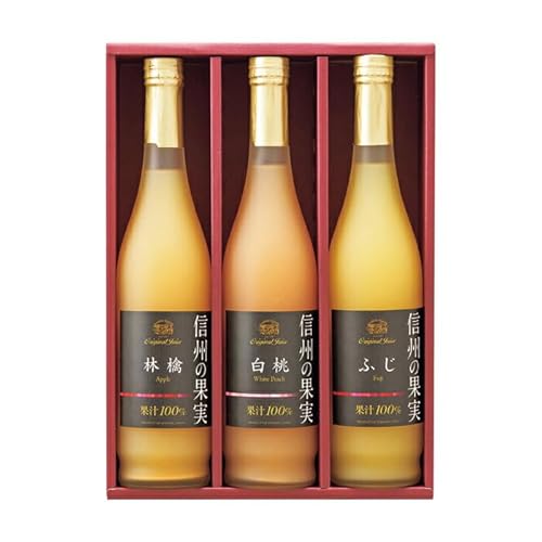 りんご村からのおくりもの 信州産フルーツジュース詰合せ SE5-273-4 内祝