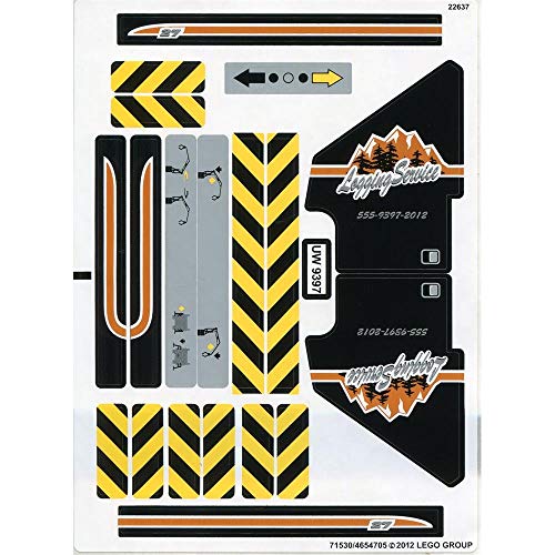 Preisvergleich Produktbild LEGO Aufkleber-Bogen für Set 9397 - (71530 / 4654705)