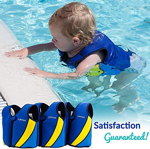 Limmys Premium Neoprene Swim Vest for Children | Buoyancy Swimming Aid for Boys and Girls, Drawstring Bag Included (Small)