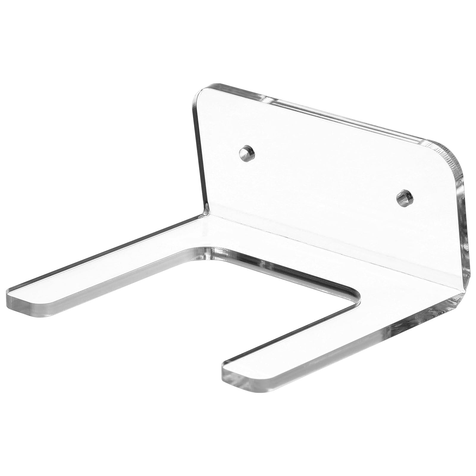 BESTonZON Guitar Wall Hook Transparent Acrylic Wall Mounted Guitar Holder Space Saving Instrument Display Stand for Violin 4 Inch