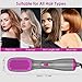 APOKE 3 in 1 Hair Dryer Brush Professional 1200W Powerful 3 Heat/2 Speed Settings One Step Hair Dryer and Styler for All Hair Types