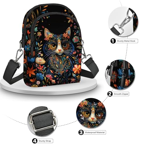 Crossbody Bags for Women Cell Phone Purse Casual Shoulder Bag with Adjustable Strap Card Slots for Travel Work4