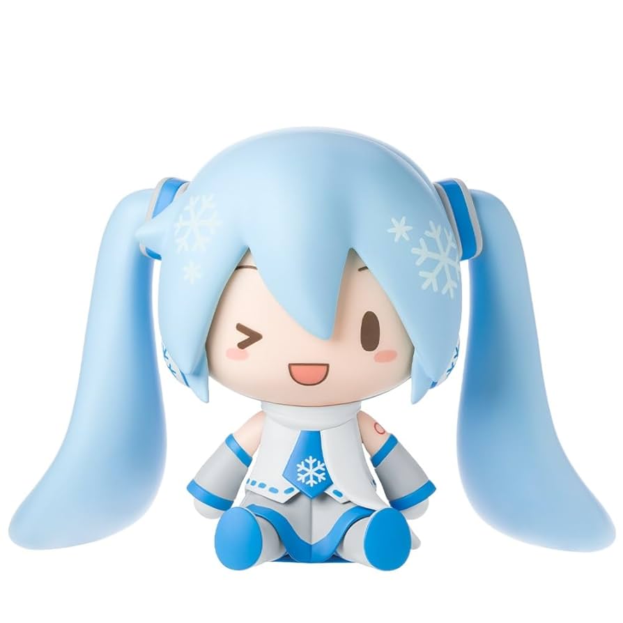 Amazon | 初音ミクシリーズ ふわぷち デフォルメフィギュア 雪