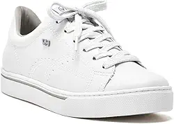 Tênis Casual Feminino Napa Branco Via Marte 016-008-01