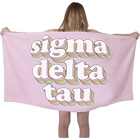 Sigma Delta Tau Plüsch Retro Strandtuch Cover