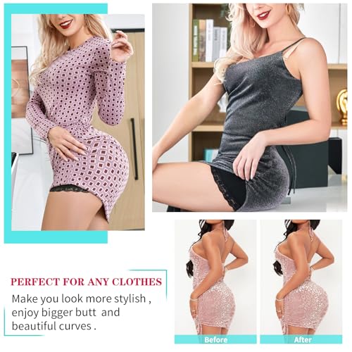 Loday Womens Butt Lifter Padded Lace Panties Seamless Hip Enahncer Body Shaper Boyshort Underwear  thumb #2