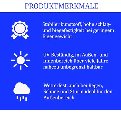 BerpaHome 30 Geburtstag Schild für Frauen und Männer - Deko Geschenke Schild zum 30 Geburtstag - 30x20 cm x 3 mm Kunststoff