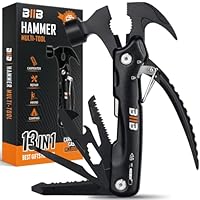 BIIB Gifts for Men, 13 in 1 Multitool Camping Accessories, Secret Santa Christmas Gifts for Him, Stocking Fillers Presents for Men, Birthday Dad Presents for Christmas, Hand Tools Gadgets