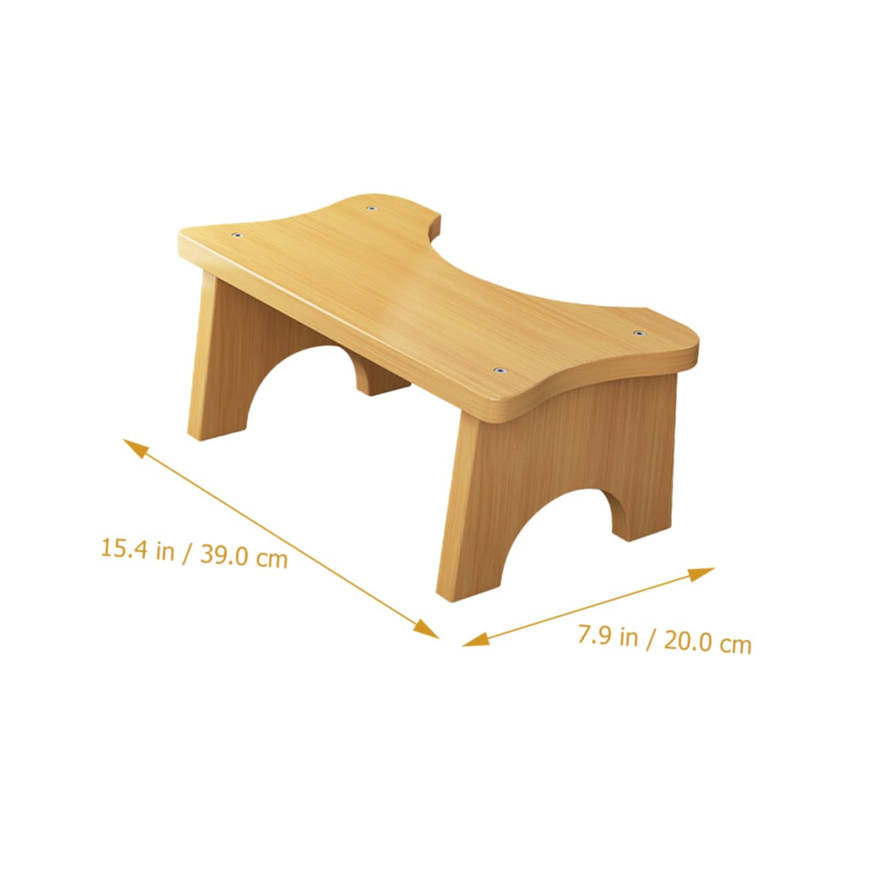 Ciieeo 2St Fußbank ablage für badezimmer badezimmermöbel badezimmerdekorationen badezimmer accessoires badzimmermöbel Tragbare Toilette WC-Sitzbezug Töpfchen Hocker Badezimmerstuhl Holz