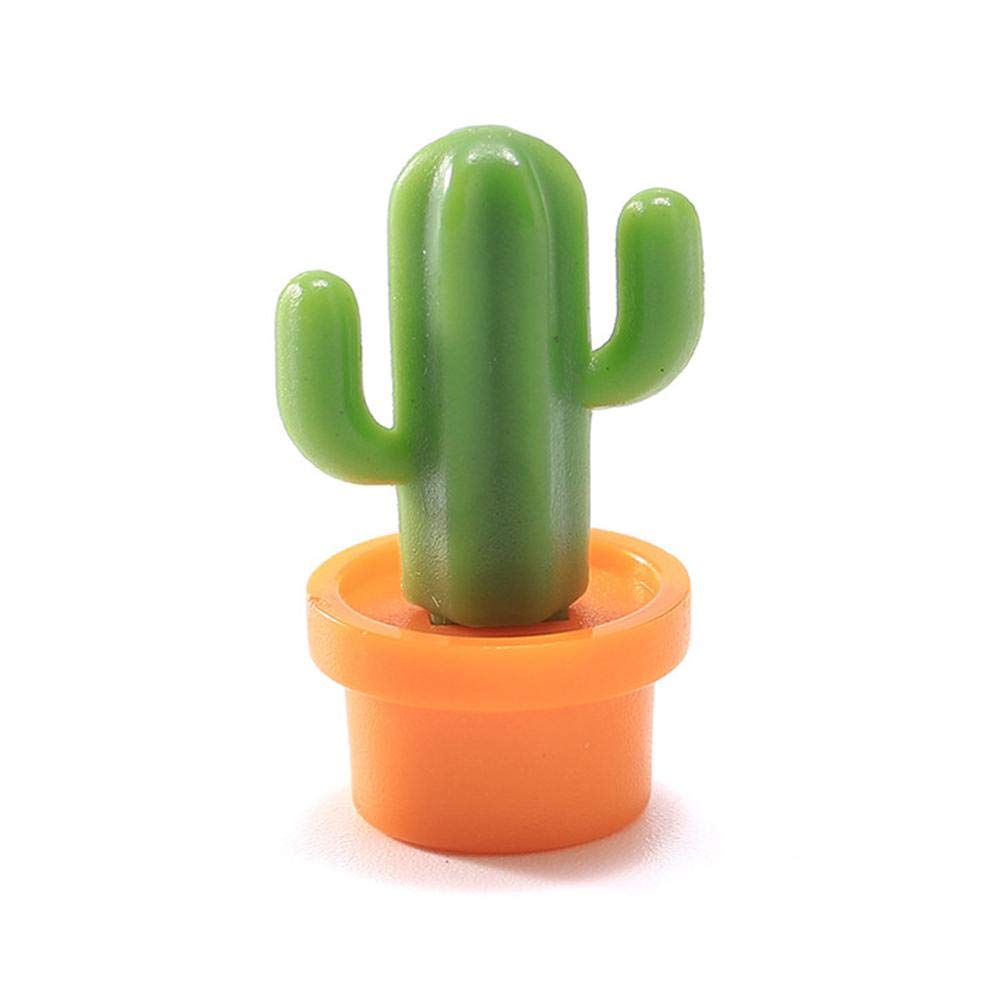Cabilock 12pezzi Calamite Cactus Per Frigorifero Adesivi Magnetici Colorati Arancioni Per Decorazioni e Appunti Su Superfici Metalliche e Magnetiche