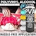 PVA Water Based Mold Release Agent IMPROVED Spray Nozzle - Polyvinyl Alcohol Agent for Epoxy, Polyester, Vinyl Ester, Resin, Gel Coat, Polyurethane Foam. Spray-On for Sculpture and DIY Projects - 8oz.