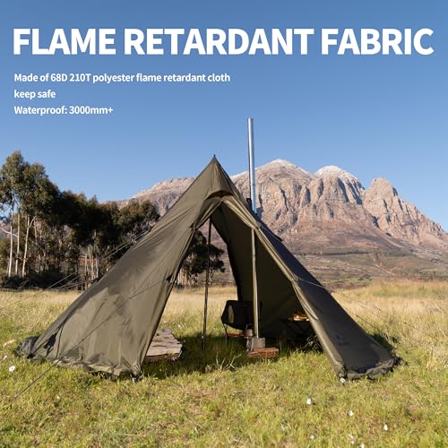 Carpa Teepee Naturehike Ranch Fire con Malla Interior miniatura 7