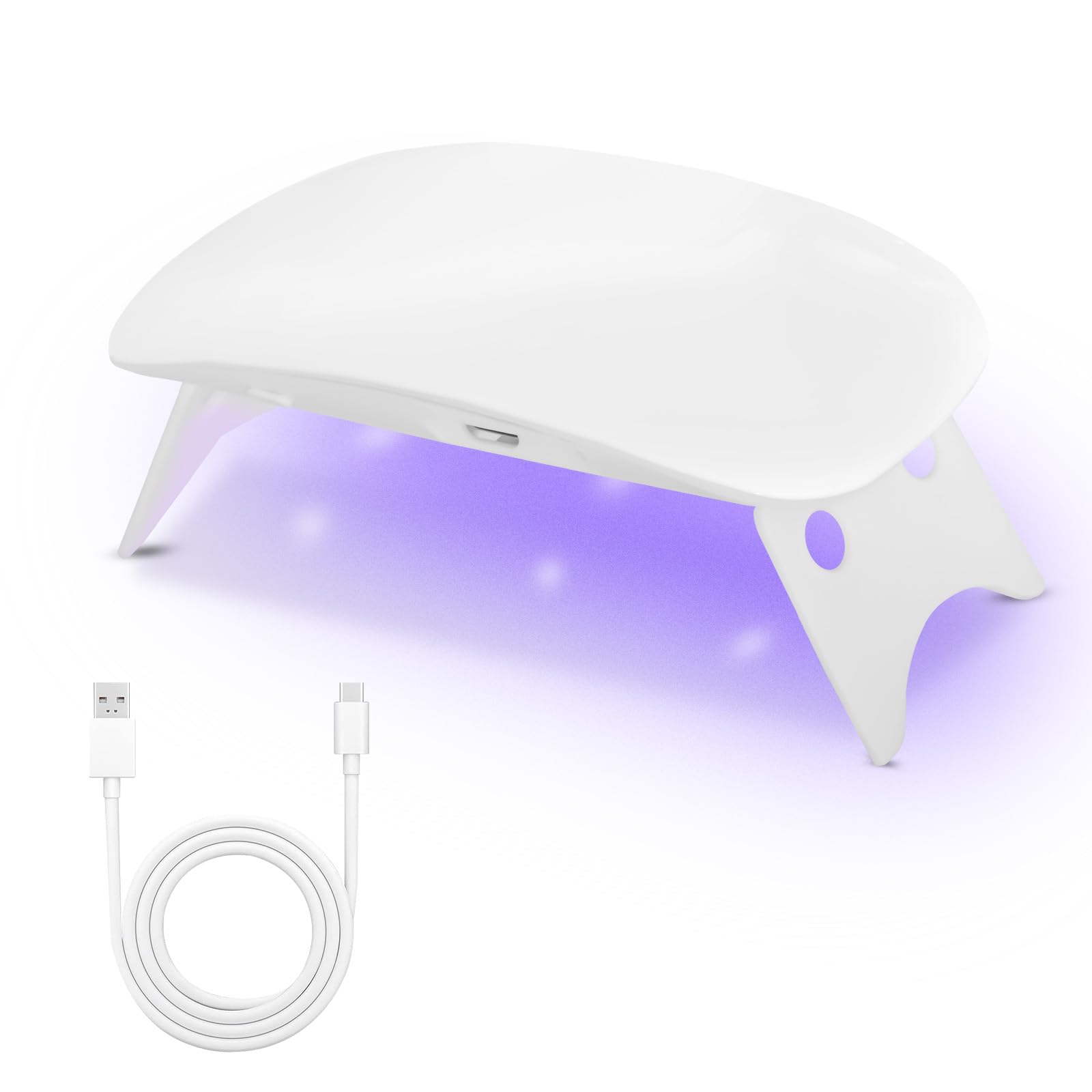 UV Nail Lamp Mini, 6W, White