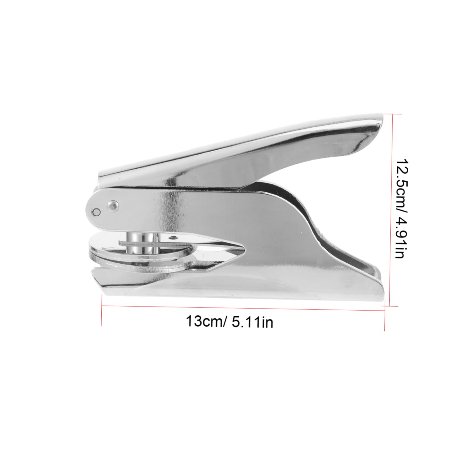DIYEAH Hand Embosser Stainless Steel Seal Embosser for Elegant Document Stamping Sealing