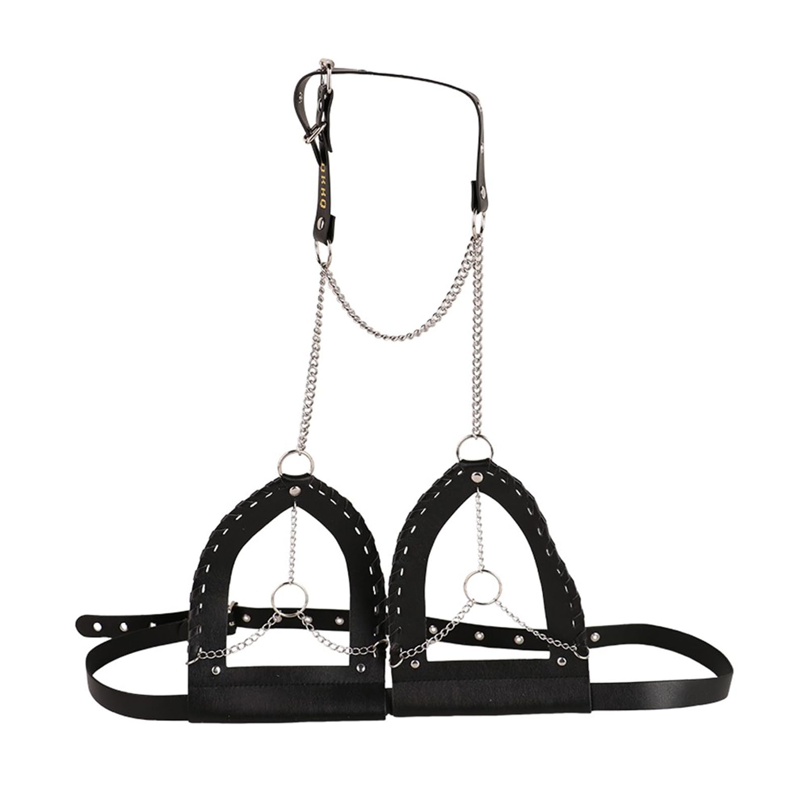 PU Brustbondage Harness Body Erotisches Sexspielzeug für die Frau