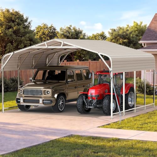 Quictent 20x20 FT Heavy-Duty Metal Carport