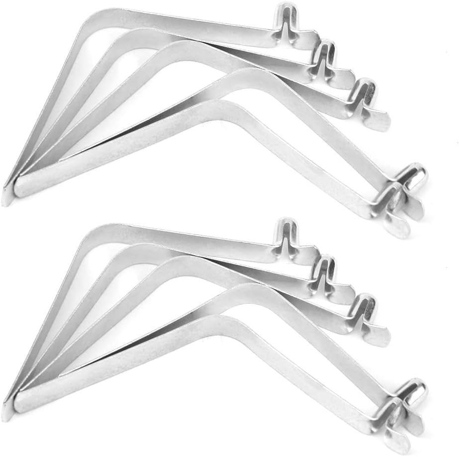 UXELY 10pcs Kayak Spring Clips 6mm, Push Button Spring Clip