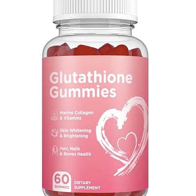 Skin Brightening Gummies with Glutathione, Collagen, Liberia