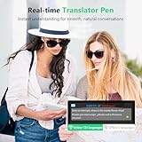 SVANTTO 102 Translator Pen Scanner, Text to Speech Device for Dyslexia, OCR Digital Highlighter Reader Pen, Exam Reading Pen, Bluetooth Langage Translator, No Monthly Fee（White） - Image 4