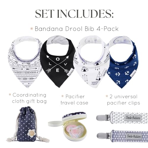 Dodo Babies il set di bavaglini Bandana Drool