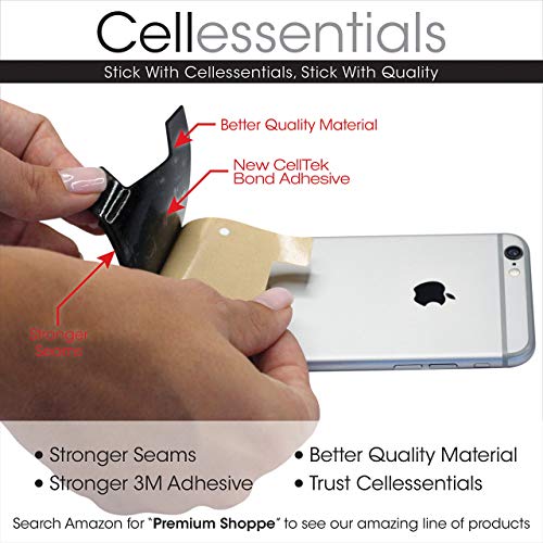 Soporte para tarjeta para la parte posterior del teléfono iPhone Android 3 pack 4