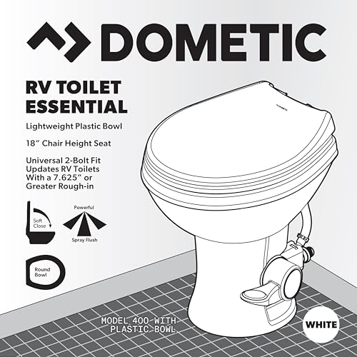 Dometic Model 400 Lightweight RV Toilet