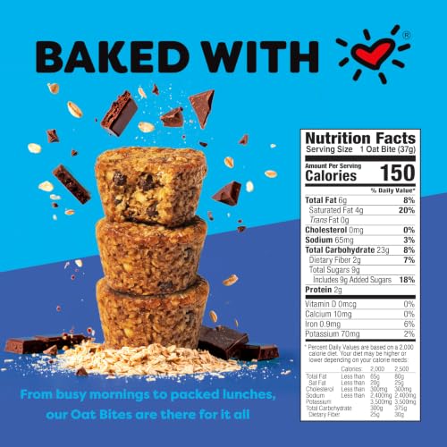 Image of Bobo's Oatmeal Bites, Strawberry, Chocolate Chip, Apple Pie Variety (36 ct)