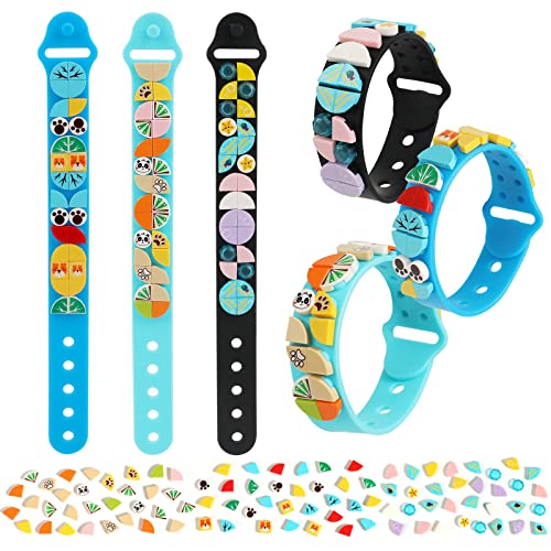 3 Pezzi, Bracciale DOTS fai-da-te per Ragazzi e Ragazze, kit di Giocattoli da Costruzione a pois, Kit per Creare...