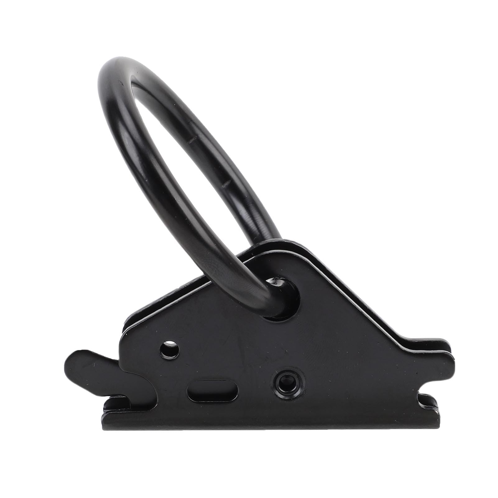 Yosoo Health Gear E Track Fixing O Ring Tie Down Anchors Acciaio Zincato Nero capacità di Carico 5500 Lb Confezione da 10 per la Gestione del Carico in Camion, Rimorchi, Pick-up E Pianali