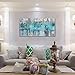 Wall Art for Living Room Gray Green Abstract Picture Print on Canvas Home House Decoration Modern Framed Artwork Decor for Bedroom