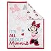 Lambs & Ivy Disney Baby Minnie Mouse Love 3-Piece Pink Nursery Crib Bedding Set