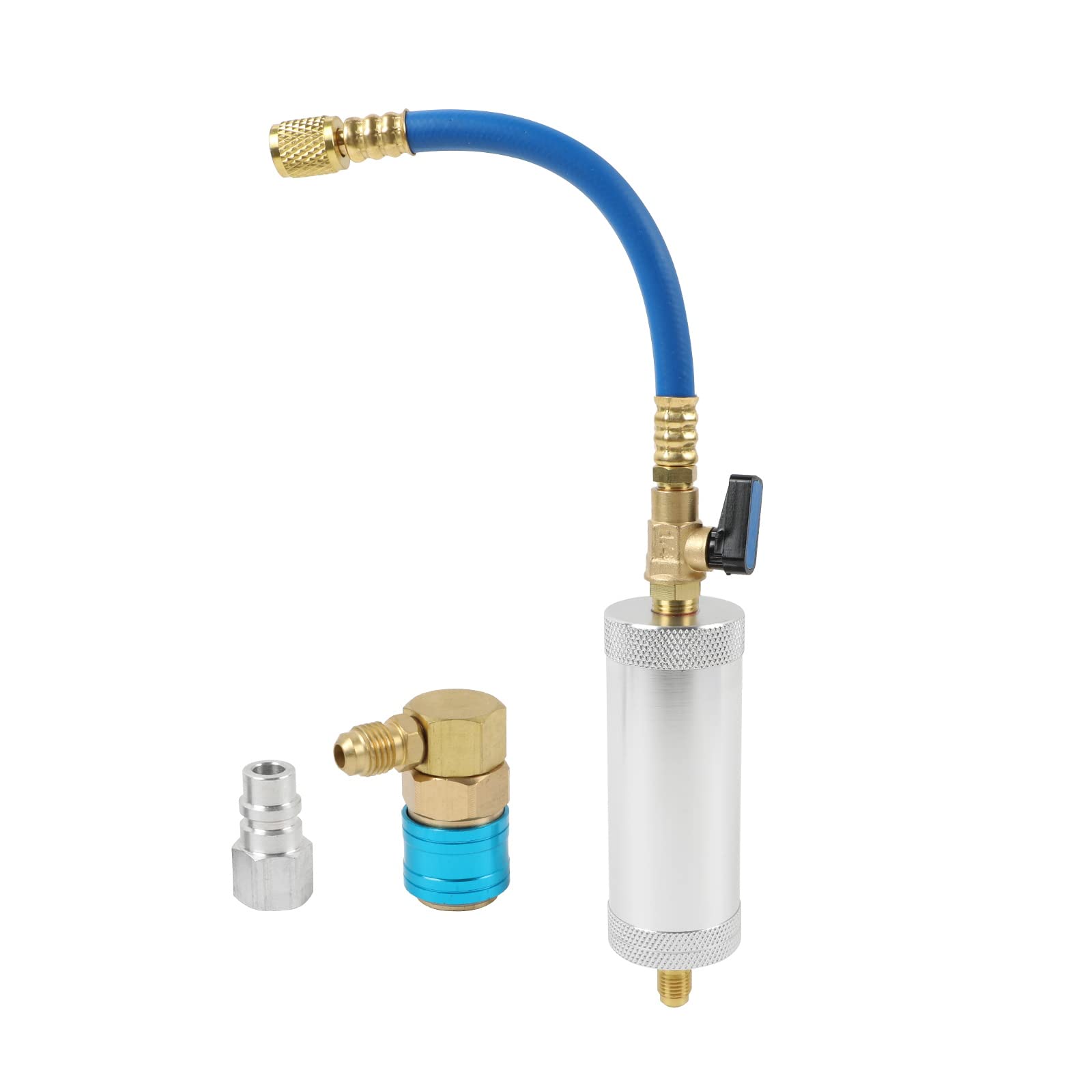 Buy AC Oil and Dye Injector, R134A Compressor Oil Injector Kit with