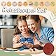 Tenare 10 Set Holzstempel Knetmassen Set Enthalten 10 Holz Tierstempel für Kinder und 10 Mehrfarbige Plastilin Spielzeug Stempel für Junge Mädchen Party Mitgebsel Geburtstags Geschenk zur Babyparty