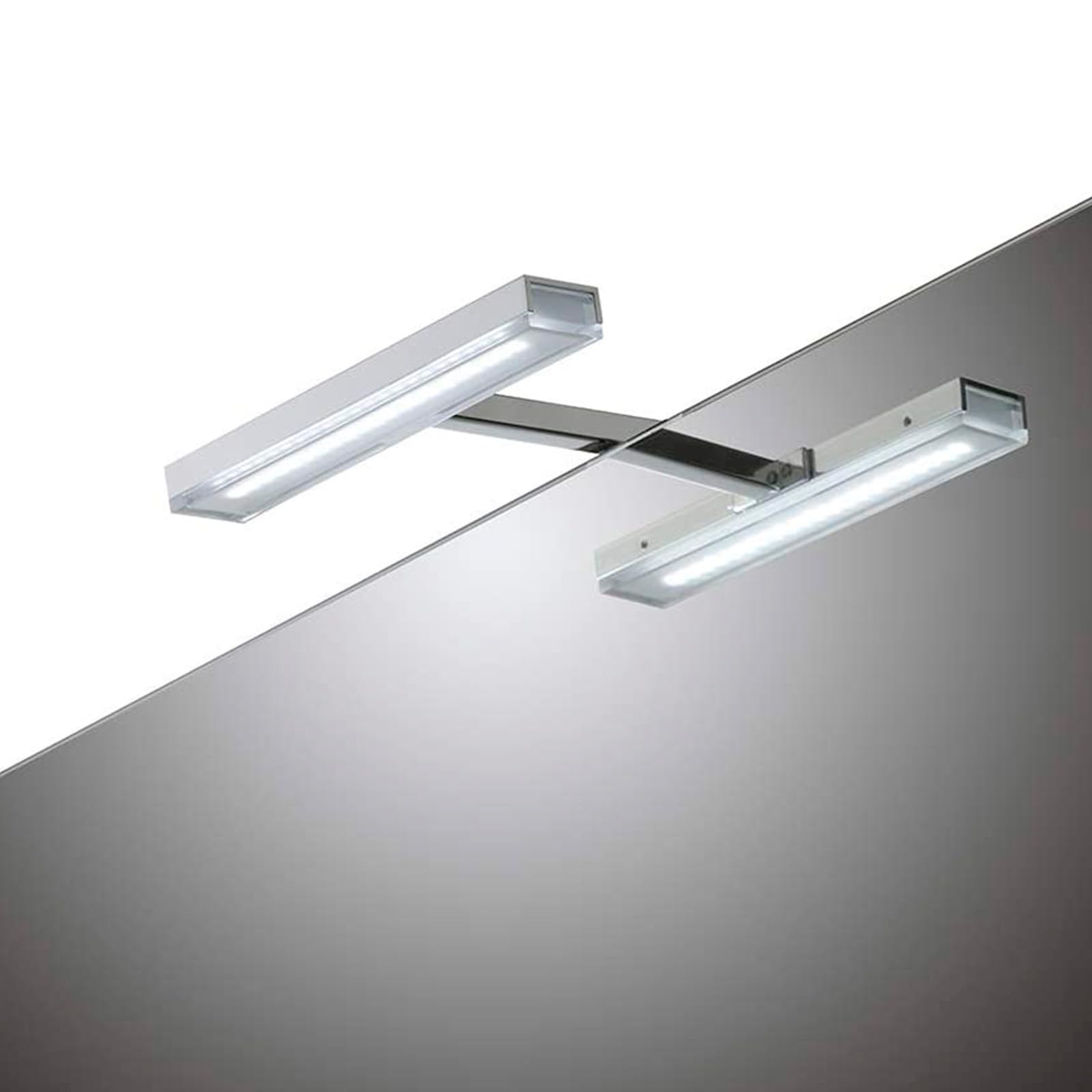 Aplike - Aplique Espejo Baño 15 cm Luz LED Pegasus, Luz Espejo Baño Blanca Fría (5700K), IP44 - Aplique Pegasus