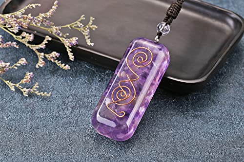 JSDDE Collana con ciondolo in cristallo chakra, in...