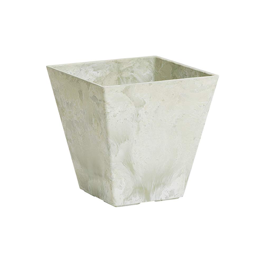 ArtStone 35126 Ella Square Planter, 12-Inch, Mint