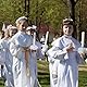 4 Stück Tropfschutz Taufkerze, Tropfschutz Kommunionkerze Mit Durchmesser, Tropfenfänger Für Kerzen (3-5Cm), Weiße Kerzenröcke Für Taufe, Hochzeit & Kommunion