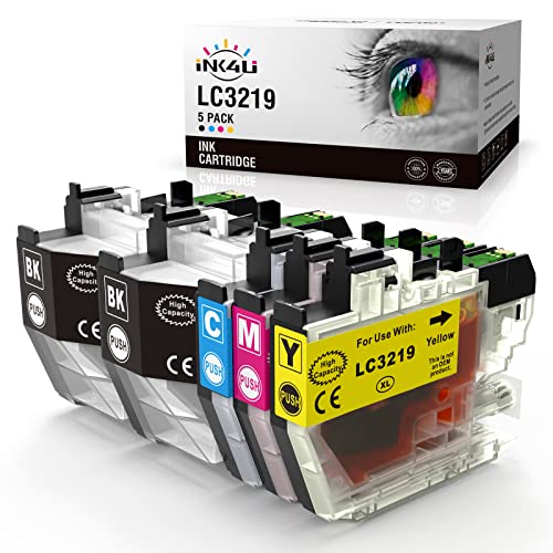 INK4U LC3219XL Tinta Compatible para Brother MFC J5330DW MFC J6930DW MFC J5730DW MFC J6530DW MFC J5335DW MFC J5930DW J6935DW (5 Paquetes)