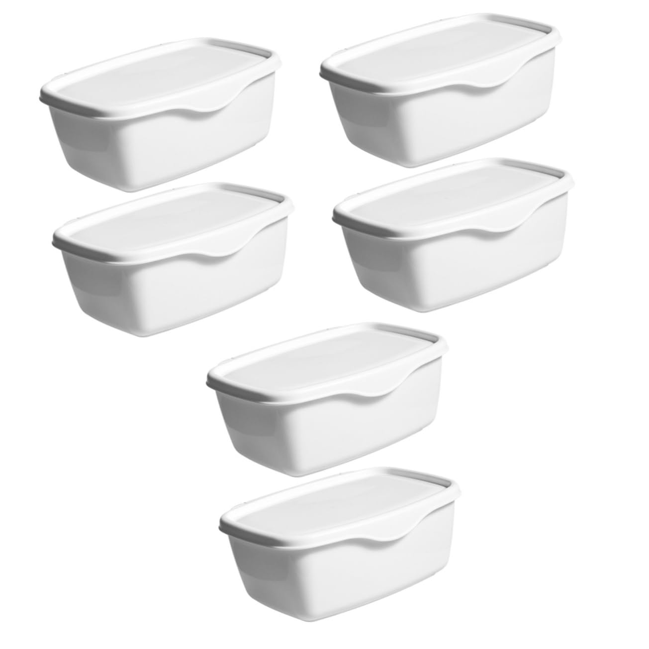 PRETYZOOM 6 Pièces Boîte De Lingettes Porte-Lingettes Pour Bébé Distributeur De Lingettes Organisateur De Stockage De Masque Porte-Conteneur De Lingettes Étui De Lingettes Pour Bébé