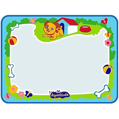 Aquadoodle Little Puppy Water Doodle Mat (48 x 36 cm), Mess Free Colouring Baby Water Mat, Educational Toy for Toddlers and Children, Suitable for Babies Boys and Girls Aged 12 Months+ E72448 Cover