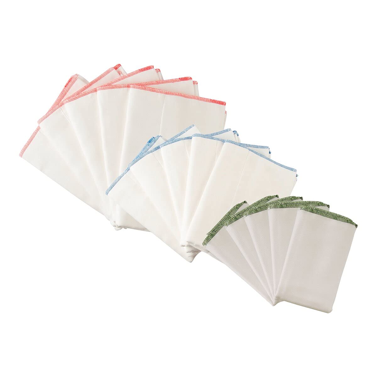 5er-Pack Stoffwindeln Prefold Birds-Eye GOTS