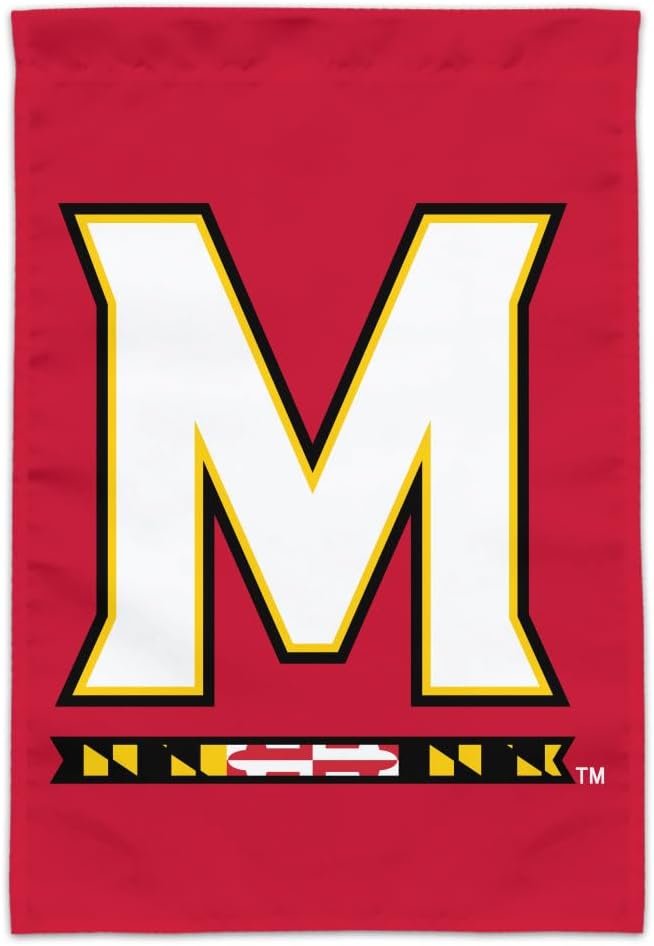 University of Maryland Primary Logo Garden Yard Flag