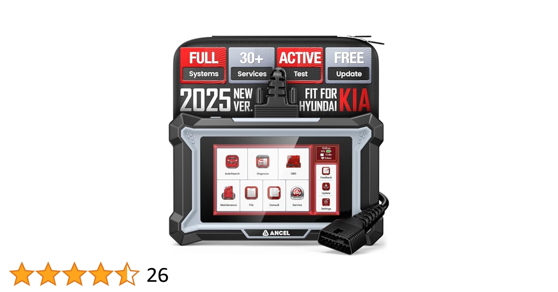 Amazon.co.jp: ANCEL DS160スキャンツール KIA OBD2スキャナー用