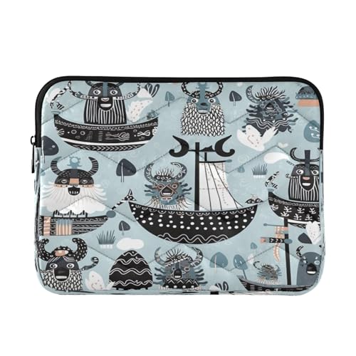 Funda para portátil de 13-14 pulgadas con diseño de piratas miniatura 1