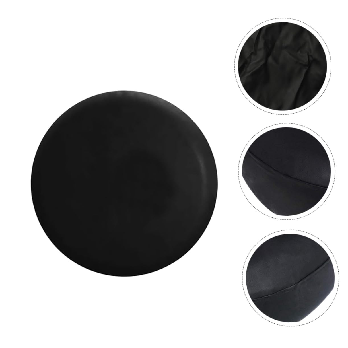 Fundas Instalación 2 Repuesto de PVC Negro Neumáticos, Ajuste Regulable Fácil Protección, Suciedad para para Coche, SUV y Remolque