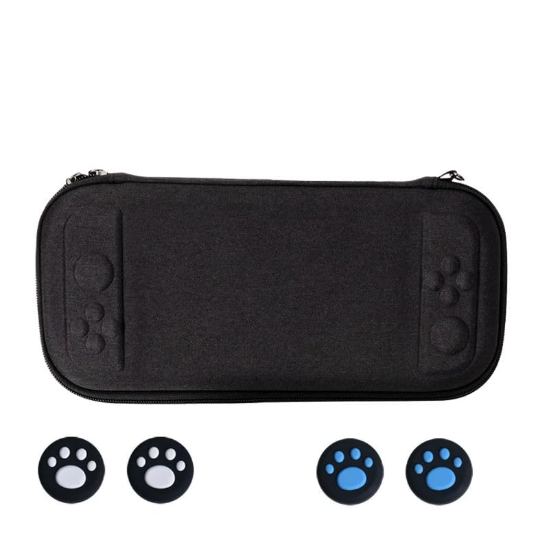JORMEY Nintendo Switch 2 2025 Portable Protective Case, Travel Gaming Storage Bag, Built-in 12 Game Card Slots, Includes Two Pairs of Switch 2 Joystick Protective Covers (black) image 2