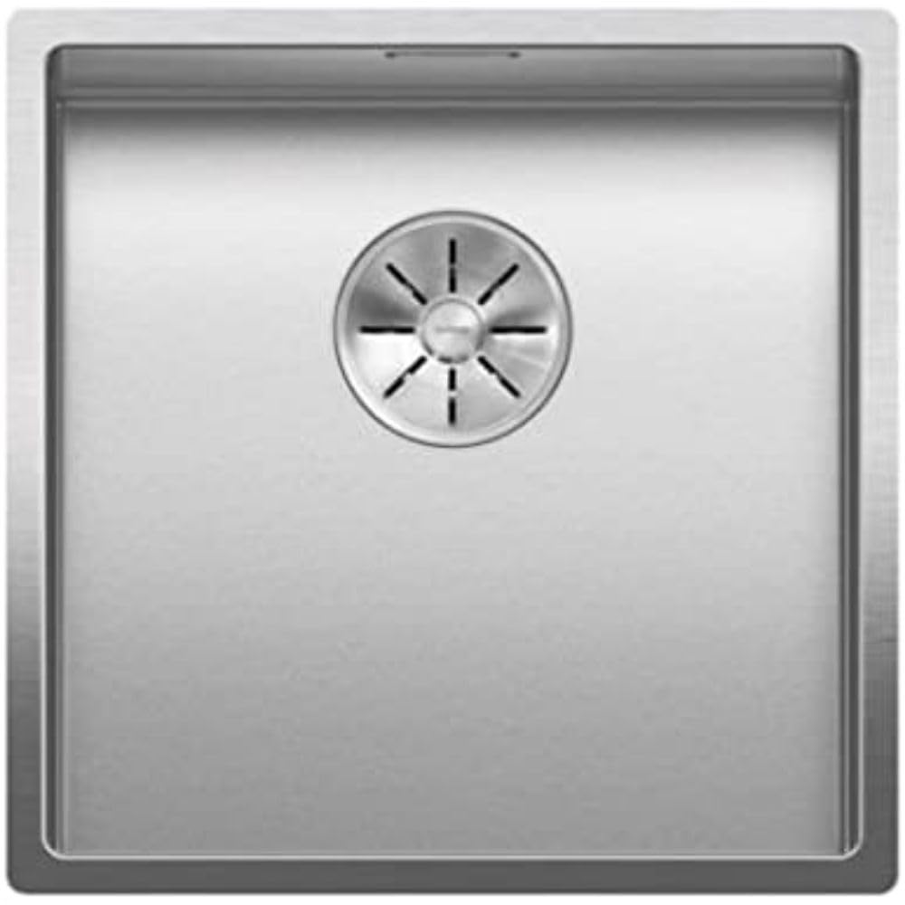 Blanco 523385 | Évier de cuisine en acier inoxydable CLARON 400-U | Couleur/Finition : acier durinox 400 mm Largeur du bassin