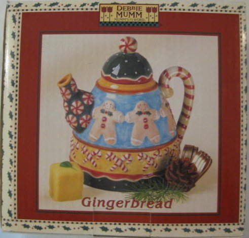 Debbie MummMumm's World Mini Teapot Collector Series Gingerbread