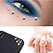 Nail Art Decoration Kit, 36Pcs Nail Rhinestones Set Multi-Size Jewels Metal Nail Rivets Studs Colorful Nail Art Supplies, Nail Art Striping Tape & Striping Roller Box