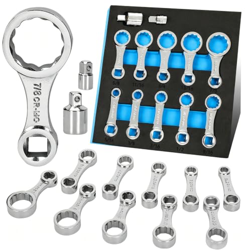 12PCS Torque Adapter Set SAE 3/8 Drive Torque Wrench Extension Adapter